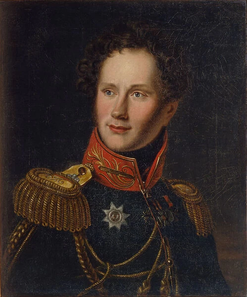 Portrait of Count Alexey Fyodorovich Orlov (1787-1862), c. 1810. Artist: Anonymous, 18th century