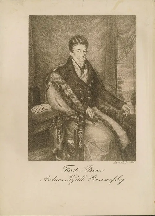 Framed Print : Portrait of Count Andrey Razumovsky (1752-1836). Creator: Lanzedelly, Josef, the Elder (1772-1831) Framed Print : Portrait of Count Andrey Razumovsky (1752-1836). Creator: Lanzedelly, Josef, the Elder (1772-1831)