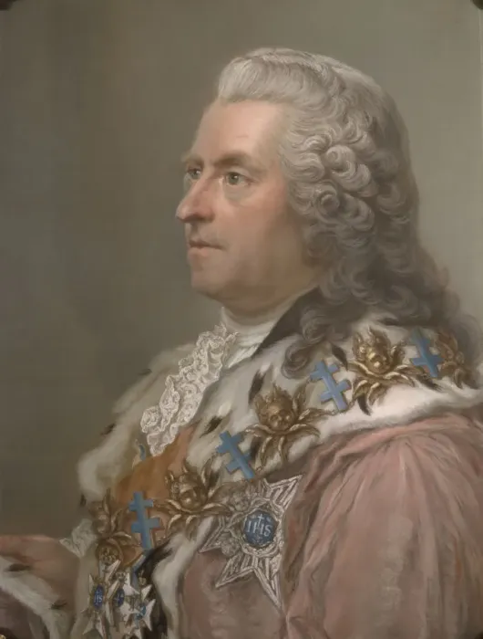 Framed Print : Portrait of Count Carl Gustaf Tessin (1695-1770), 1761 Framed Print : Portrait of Count Carl Gustaf Tessin (1695-1770), 1761