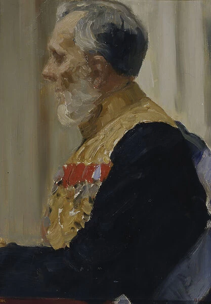 Portrait of Count Constantin Ivanovich von der Pahlen, 1903. Artist: Repin, Ilya Yefimovich (1844-1930)