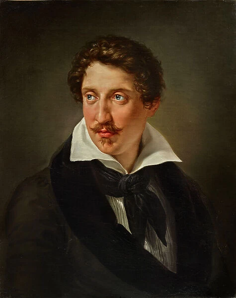 Portrait of Count Francesco Borgia (1794-1861), before 1825. Creator: Hayez, Francesco (1791-1882)