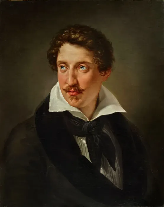 Framed Print : Portrait of Count Francesco Borgia (1794-1861), before 1825. Creator: Hayez, Francesco (1791-1882) Framed Print : Portrait of Count Francesco Borgia (1794-1861), before 1825. Creator: Hayez, Francesco (1791-1882)