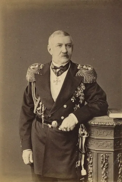 Framed Print : Portrait of Count Frederick Maurice (Fyodor Loginovich) van Heiden (1821-1900), 1874 Framed Print : Portrait of Count Frederick Maurice (Fyodor Loginovich) van Heiden (1821-1900), 1874