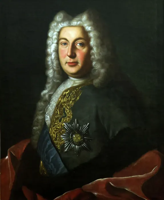 Framed Print : Portrait of Count Heinrich Johann Friedrich (Andrei) Ostermann (1687-1747), 2nd Half of 18th cen. Creator: Anonymous Framed Print : Portrait of Count Heinrich Johann Friedrich (Andrei) Ostermann (1687-1747), 2nd Half of 18th cen. Creator: Anonymous