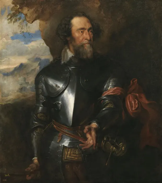 Framed Print : Portrait of Count Hendrik van den Bergh (1573-1638). Artist: Dyck, Sir Anthony van (1599-1641) Framed Print : Portrait of Count Hendrik van den Bergh (1573-1638). Artist: Dyck, Sir Anthony van (1599-1641)