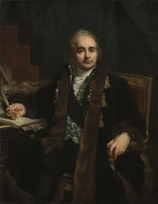 Framed Print : Portrait of Count Jean-Antoine Chaptal, 1824. Creator: Antoine-Jean Gros (French, 1771-1835) Framed Print : Portrait of Count Jean-Antoine Chaptal, 1824. Creator: Antoine-Jean Gros (French, 1771-1835)