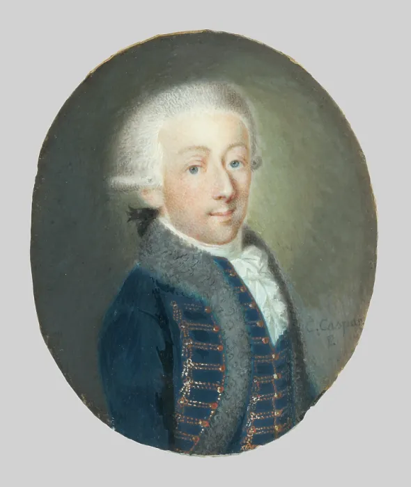 Framed Print : Portrait of Count Joseph Szapary, c1790. Creator: Karl Caspar Framed Print : Portrait of Count Joseph Szapary, c1790. Creator: Karl Caspar