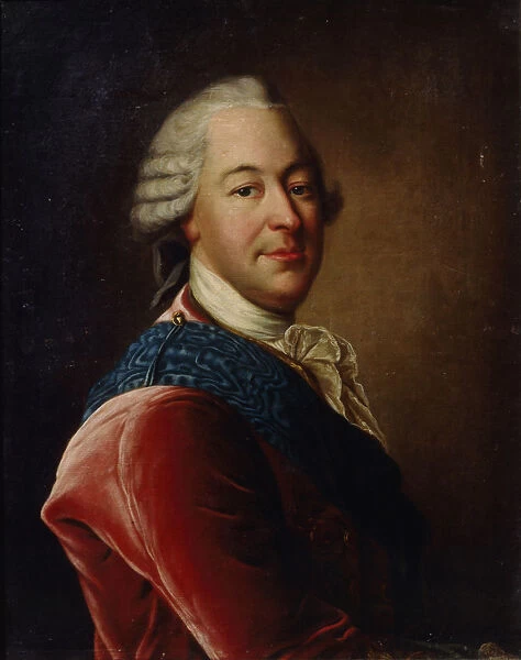 Portrait of Count Mikhail Illarionovich Vorontsov (1714-1767), Mid of the 18th cen Artist: Tocque, Louis (1696-1772)