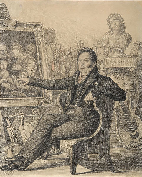 Portrait of Count Nikita Ivanovich Dondukov-Korsakov (1776-1857), 1821. Creator: Hampeln