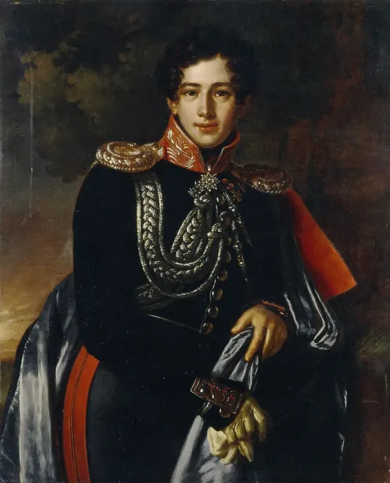 Framed Print : Portrait of Count Nikolay Alexandrovich Samoylov (1800-1842), ca 1825. Artist: Mitoire, Benois Charles (?-after 1830) Framed Print : Portrait of Count Nikolay Alexandrovich Samoylov (1800-1842), ca 1825. Artist: Mitoire, Benois Charles (?-after 1830)