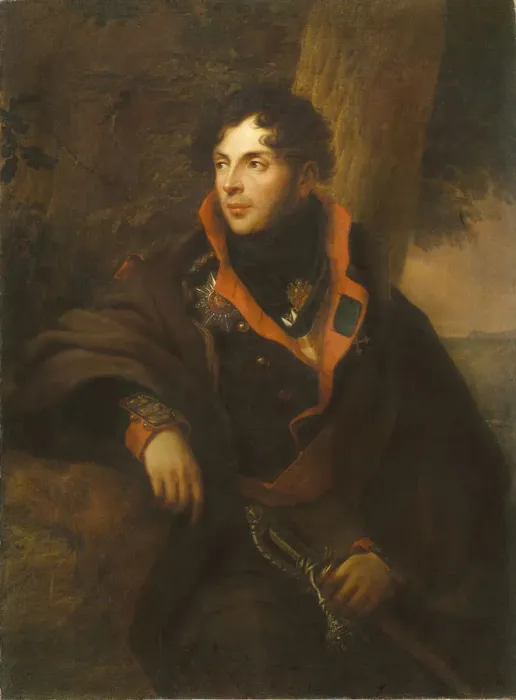 Framed Print : Portrait of Count Nikolay Mikhailovich Kamensky (1776-1811), 1810. Artist: Weitsch, Friedrich Georg (1758-1828) Framed Print : Portrait of Count Nikolay Mikhailovich Kamensky (1776-1811), 1810. Artist: Weitsch, Friedrich Georg (1758-1828)