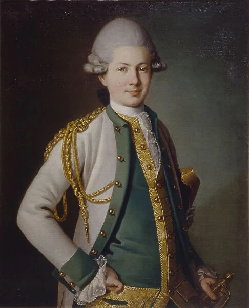 Portrait of Count Nikolay Semyonovich Mordvinov (1754-1845), 1771. Artist: Christineck, Carl Ludwig Johann (1732  /  3-1792  /  4)