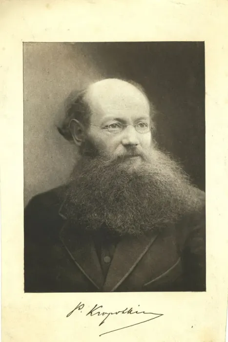 Framed Print : Portrait of Count Peter (Pyotr) Alexeyevich Kropotkin (1842-1921)