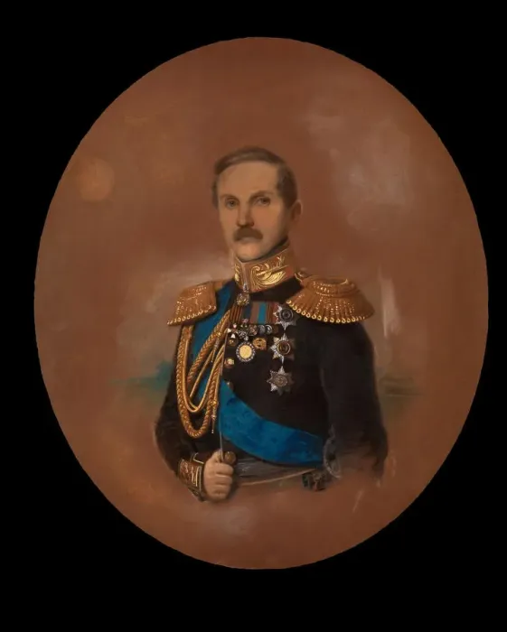 Framed Print : Portrait of Count Pyotr Kleinmichel (1793-1869). Artist: Randel, Friedrich (1808-1886) Framed Print : Portrait of Count Pyotr Kleinmichel (1793-1869). Artist: Randel, Friedrich (1808-1886)