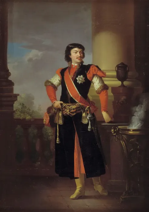 Framed Print : Portrait of Count Rzewuski, Polish Ambassador to Denmark, 1789-1790. Creator: Christian August Lorentzen Framed Print : Portrait of Count Rzewuski, Polish Ambassador to Denmark, 1789-1790. Creator: Christian August Lorentzen