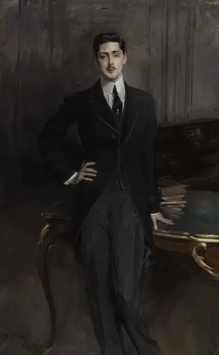 Framed Print : Portrait of Count Sergey Platonovich Zubov (1881-1964), 1913. Creator: Boldini, Giovanni Framed Print : Portrait of Count Sergey Platonovich Zubov (1881-1964), 1913. Creator: Boldini, Giovanni