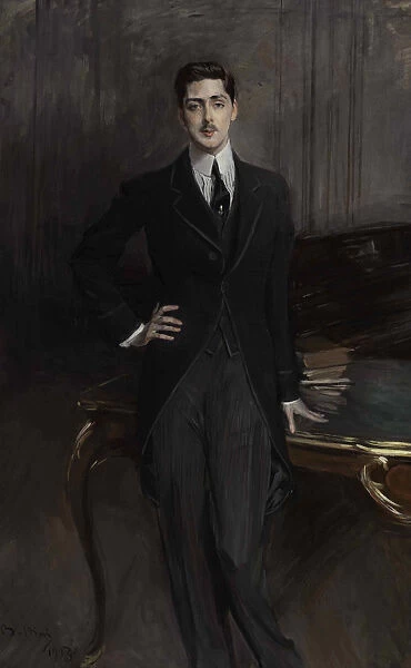 Portrait of Count Sergey Platonovich Zubov (1881-1964), 1913. Creator: Boldini, Giovanni