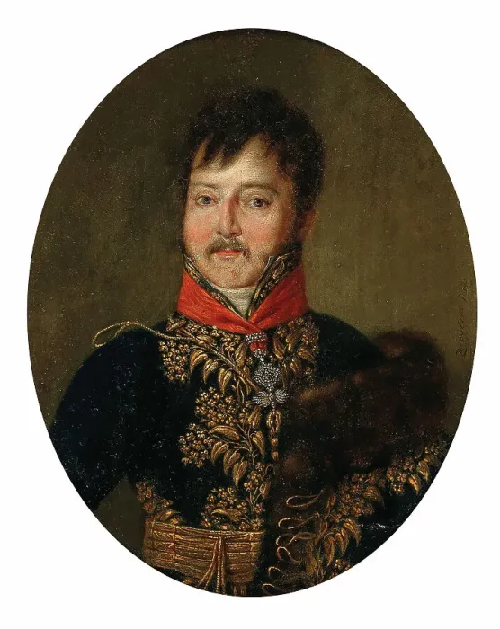Framed Print : Portrait of Count Stephan Illeshazy (1762-1832), 1817. Creator: Ziegler, Josef (1785-1852) Framed Print : Portrait of Count Stephan Illeshazy (1762-1832), 1817. Creator: Ziegler, Josef (1785-1852)