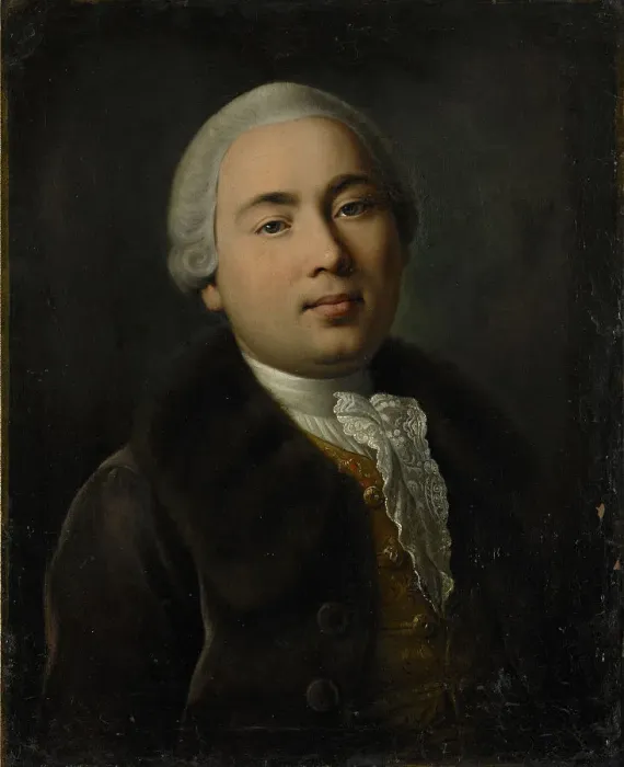 Framed Print : Portrait of Count Valentin Platonovich Musin-Pushkin (1735-1804). Artist: Rotari, Pietro Antonio (1707-1762) Framed Print : Portrait of Count Valentin Platonovich Musin-Pushkin (1735-1804). Artist: Rotari, Pietro Antonio (1707-1762)