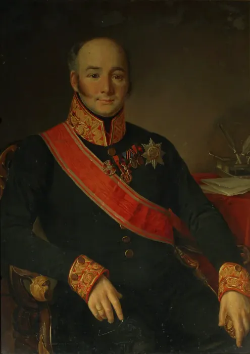 Framed Print : Portrait of Count Vasily Olsufyev (1796-1858), 1830-1840s. Artist: Anonymous Framed Print : Portrait of Count Vasily Olsufyev (1796-1858), 1830-1840s. Artist: Anonymous