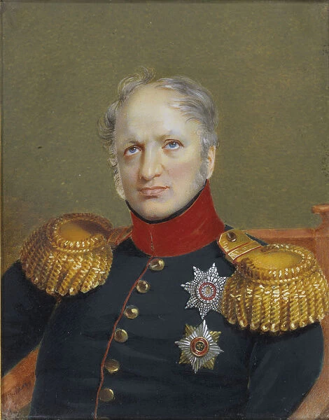 Portrait of Count Yegor Frantsevich Kankrin (1774-1845). Creator: Winberg, Ivan Andreyevich