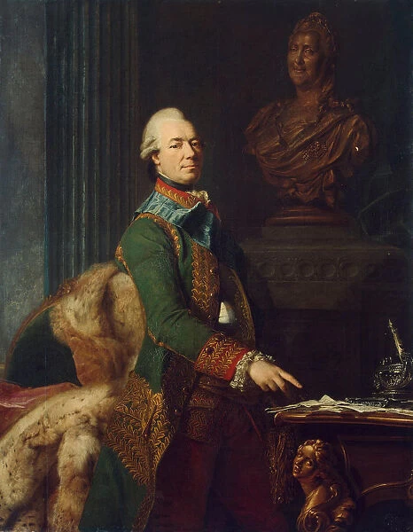 Portrait of Count Zakhar Chernyshov, ca 1776. Artist: Roslin, Alexander (1718-1793)
