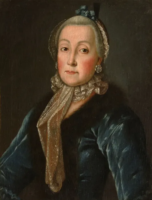 Framed Print : Portrait of Countess Anna Danilovna Trubetskaya (1710-1780), nee Drutskaya-Sokolinskaya, Second Half of the 18th cen Artist: Anonymous Framed Print : Portrait of Countess Anna Danilovna Trubetskaya (1710-1780), nee Drutskaya-Sokolinskaya, Second Half of the 18th cen Artist: Anonymous