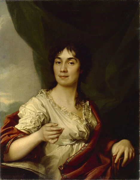 Portrait of Countess Anna Stepanovna Protasova (1745?1826), c. 1800. Artist: Levitsky, Dmitri Grigorievich (1735-1822)