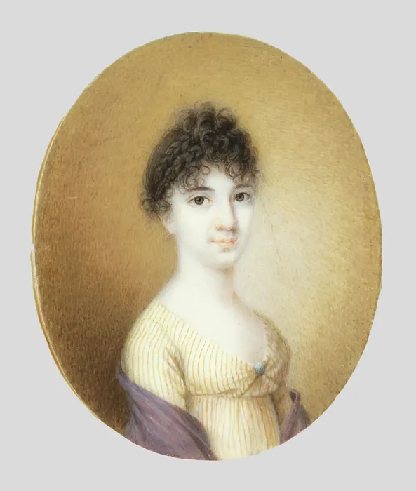 Framed Print : Portrait of Countess Antonia Bolz, 1800-1810. Creator: Unknown Framed Print : Portrait of Countess Antonia Bolz, 1800-1810. Creator: Unknown