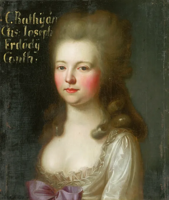Framed Print : Portrait of Countess Batthyany, 1770-1780. Creator: Unknown Framed Print : Portrait of Countess Batthyany, 1770-1780. Creator: Unknown