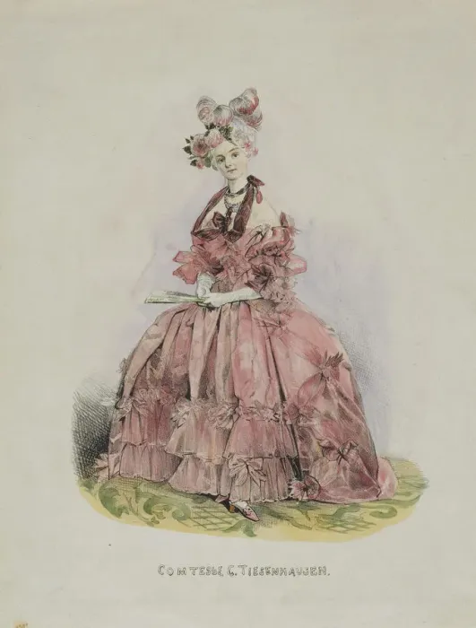 Framed Print : Portrait of Countess Dolly de Ficquelmont (1804-1863), 1831-1840. Artist: Gagarin, Grigori Grigorievich (1810-1893) Framed Print : Portrait of Countess Dolly de Ficquelmont (1804-1863), 1831-1840. Artist: Gagarin, Grigori Grigorievich (1810-1893)