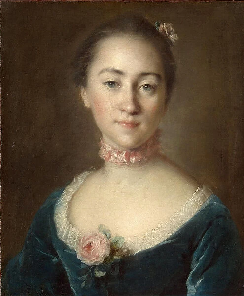 Portrait of Countess Ekaterina Golovkina, 1757. Artist: Tocque, Louis (1696-1772)