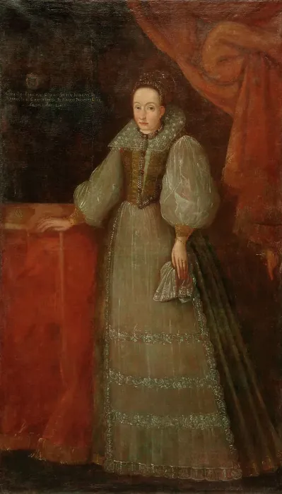 Framed Print : Portrait of Countess Elizabeth Báthory (1560-1614), First third of 17th cen. Creator: Anonymous Framed Print : Portrait of Countess Elizabeth Báthory (1560-1614), First third of 17th cen. Creator: Anonymous