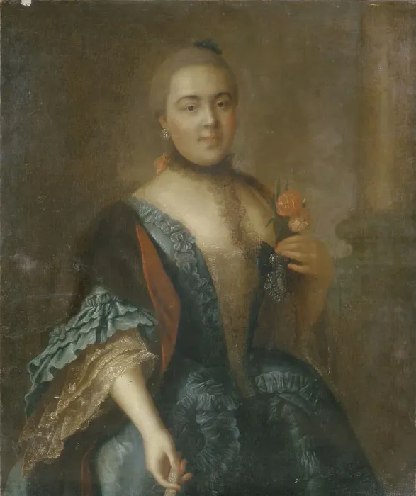 Framed Print : Portrait of Countess Elizabeth Vorontsova (1739-1792), 1762. Artist: Antropov, Alexei Petrovich (1716-1795) Framed Print : Portrait of Countess Elizabeth Vorontsova (1739-1792), 1762. Artist: Antropov, Alexei Petrovich (1716-1795)