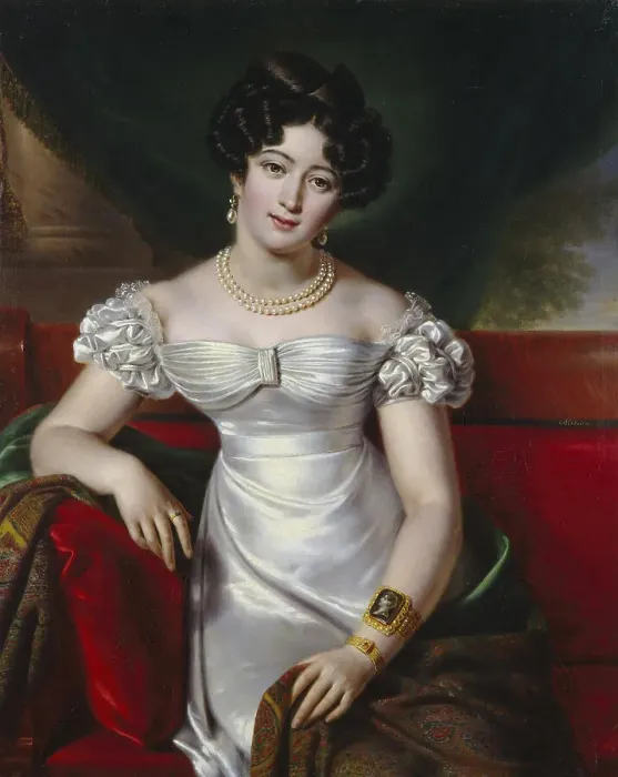 Framed Print : Portrait of Countess Julia Samoilova, ca 1825. Artist: Mitoire, Benois Charles (?-after 1830) Framed Print : Portrait of Countess Julia Samoilova, ca 1825. Artist: Mitoire, Benois Charles (?-after 1830)