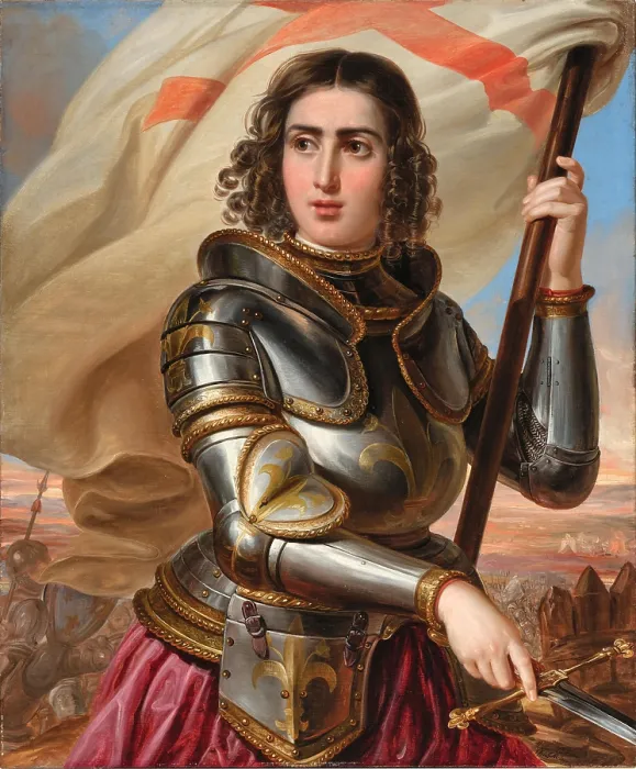 Framed Print : Portrait of Countess Julia Samoilova (1803-1875) as Jeanne d'Arc, 1845 Framed Print : Portrait of Countess Julia Samoilova (1803-1875) as Jeanne d'Arc, 1845
