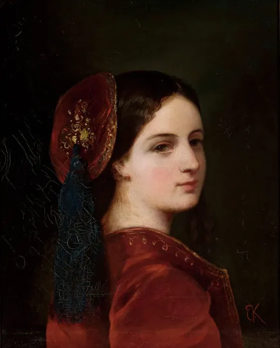Framed Print : Portrait of Countess Katarzyna Potocka (1825-1907), nee Branicka, 1841 Framed Print : Portrait of Countess Katarzyna Potocka (1825-1907), nee Branicka, 1841