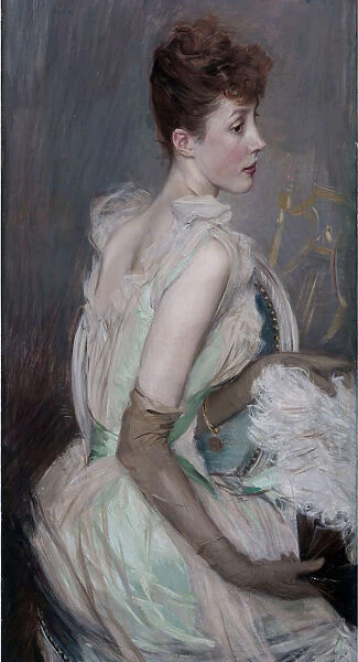 Portrait of Countess De Leusse, nee Berthier, 1889
