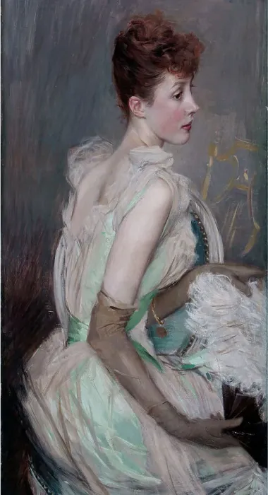 Framed Print : Portrait of Countess De Leusse, nee Berthier, 1889 Framed Print : Portrait of Countess De Leusse, nee Berthier, 1889