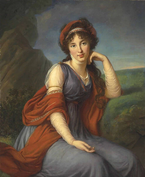 Portrait of Countess Maria Grigoryevna Razumovskaya (1772-1865), nee Vyazemskaya, 1798