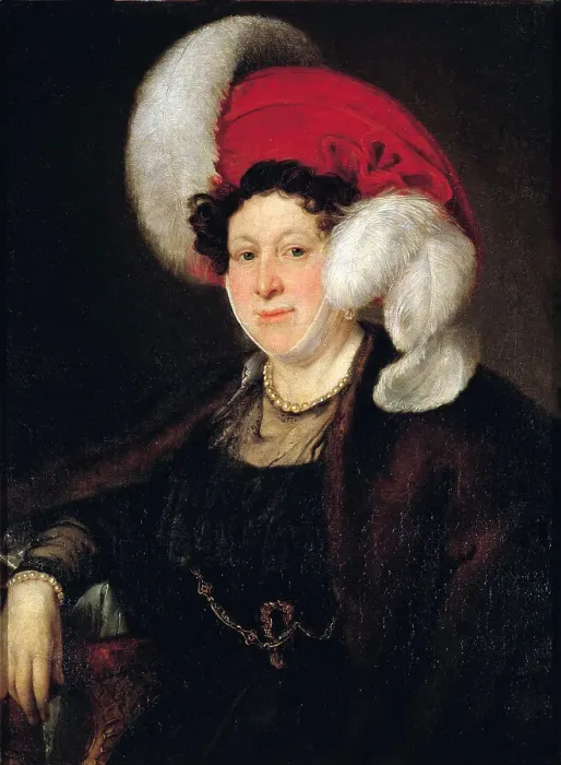 Framed Print : Portrait of Countess Natalia Alexandrovna Zubova (1775-1844), nee Suvorova, 1834. Artist: Tropinin, Vasili Andreyevich (1776-1857) Framed Print : Portrait of Countess Natalia Alexandrovna Zubova (1775-1844), nee Suvorova, 1834. Artist: Tropinin, Vasili Andreyevich (1776-1857)