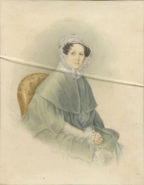 Portrait of Countess Natalia Pavlovna Stroganova, 1845. Artist: Voronov (active Mid of 19th cen. )