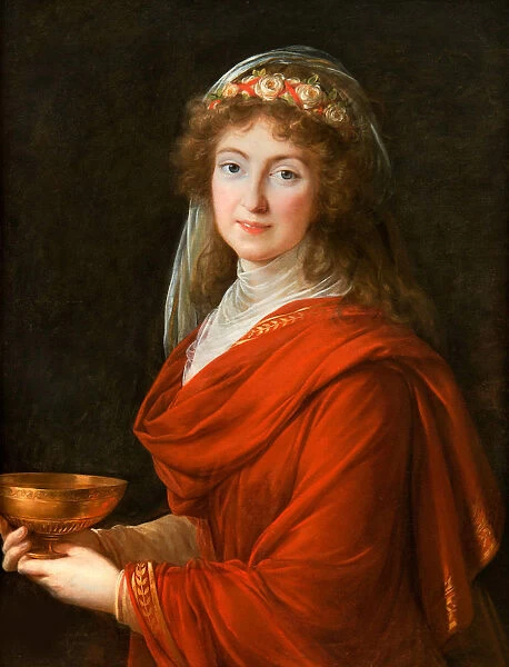 Portrait of the Countess Siemontkowsky-Bystry, 1793. Creator: Vigee Le Brun
