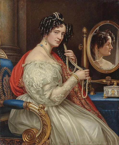 Portrait of Countess Sofia Kisseleff (1801-1875), nee Potocka, 1834. Creator: Stieler