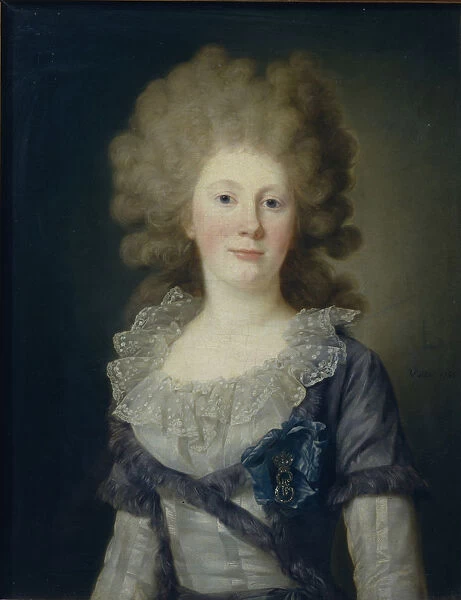 Portrait of Countess Sofia Vladimirovna Panina (1774-1844), 1791. Artist: Voille, Jean Louis (1744-after 1803)