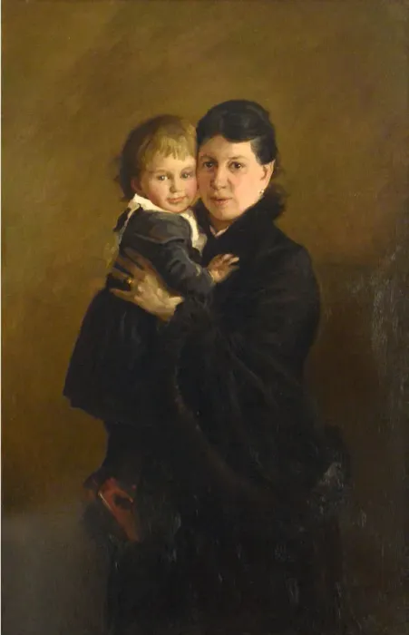 Framed Print : Portrait of Countess Sophia Andreevna Tolstaya (1844-1919), with Daughter Alexandra Framed Print : Portrait of Countess Sophia Andreevna Tolstaya (1844-1919), with Daughter Alexandra