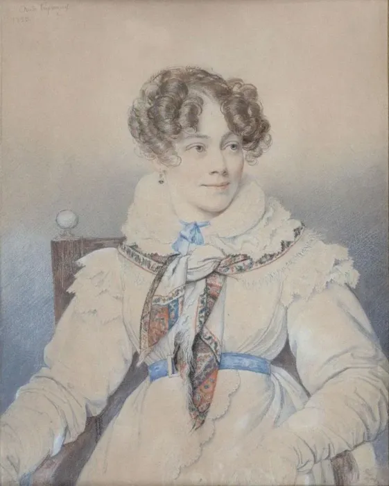 Framed Print : Portrait of Countess Sophie of Segur (1799-1874), nee Rostopchina, 1823 Framed Print : Portrait of Countess Sophie of Segur (1799-1874), nee Rostopchina, 1823