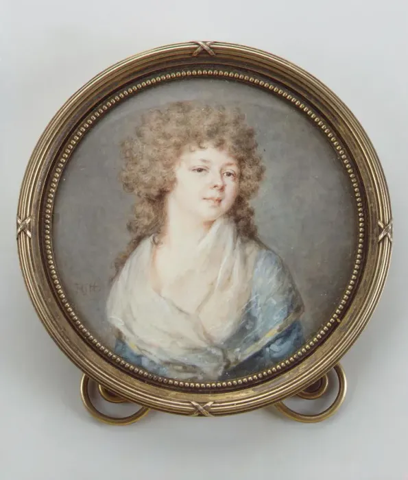 Framed Print : Portrait of Countess Tatyana Vasilyevna Yusupova, nee von Engelhardt (1769-1841), 1799. Artist: Ritt, Augustin Christian (1765-1799) Framed Print : Portrait of Countess Tatyana Vasilyevna Yusupova, nee von Engelhardt (1769-1841), 1799. Artist: Ritt, Augustin Christian (1765-1799)