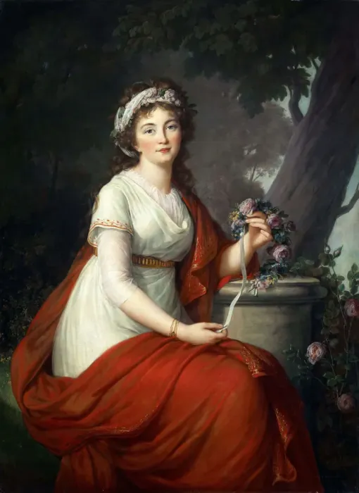 Framed Print : Portrait of Countess Tatyana Vasilyevna Yusupova, nee von Engelhardt (1769-1841), 1797 Framed Print : Portrait of Countess Tatyana Vasilyevna Yusupova, nee von Engelhardt (1769-1841), 1797