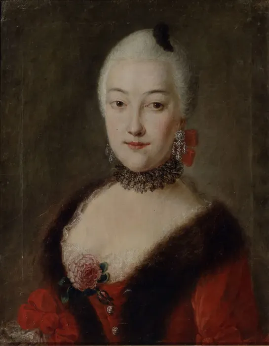 Framed Print : Portrait of Countess Yekaterina Lobanova-Rostovskaya (1735-1802), 18th century. Artist: Anonymous Framed Print : Portrait of Countess Yekaterina Lobanova-Rostovskaya (1735-1802), 18th century. Artist: Anonymous